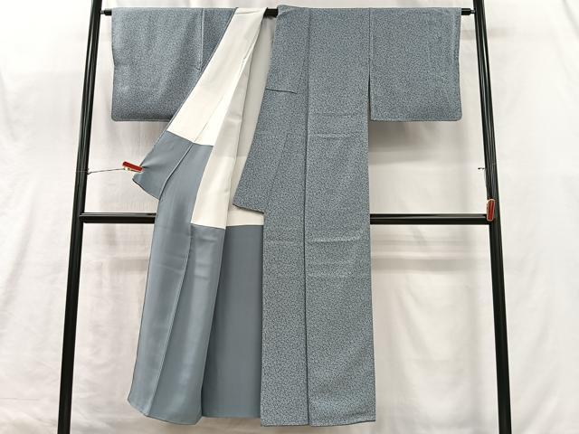 平和屋着物■上質な小紋　花唐草文　正絹　逸品　未使用　CABK0197ua