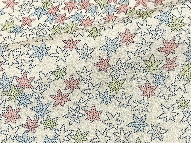 平和屋着物■上質な小紋　舞葉文　正絹　逸品　CABK0206ua