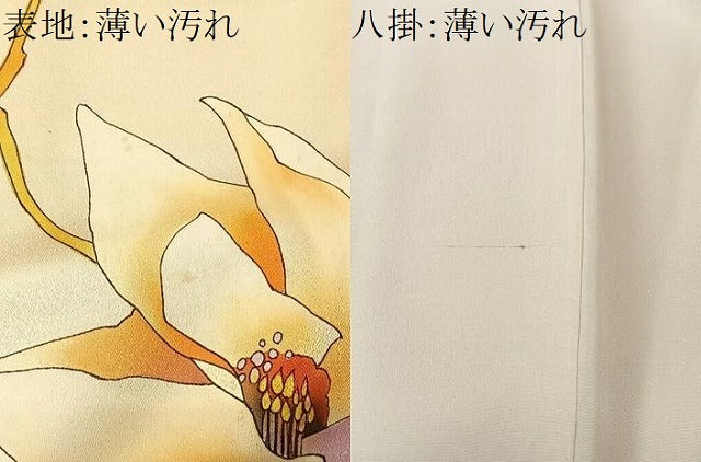 平和屋着物■訪問着　草花文　暈し染め　正絹　逸品　CABK0211ua