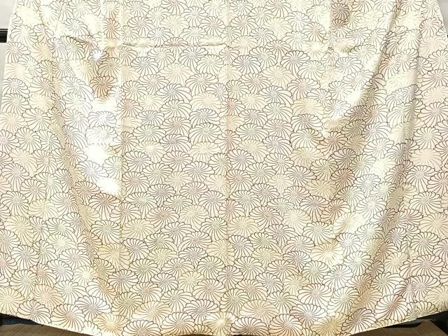 平和屋着物■訪問着　菊青海波　正絹　逸品　CABK0216ua