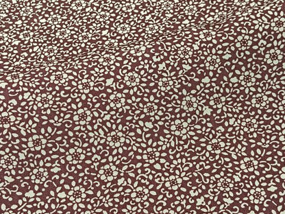 平和屋着物■江戸小紋　花唐草文　正絹　逸品　CABK0221ua
