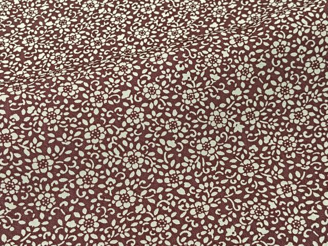 平和屋着物■江戸小紋　花唐草文　正絹　逸品　CABK0221ua