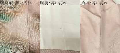 平和屋着物■豪華色留袖　籬松葉文　暈し染め　金銀彩　正絹　逸品　CABK0222ua