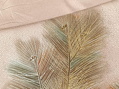 平和屋着物■豪華色留袖　籬松葉文　暈し染め　金銀彩　正絹　逸品　CABK0222ua
