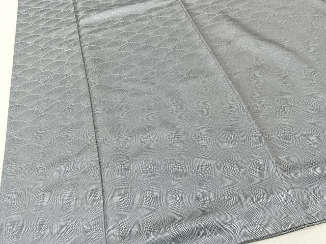 平和屋着物■上質な小紋　青海波　正絹　逸品　CABK0228ua