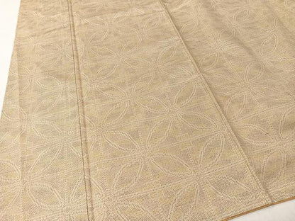 平和屋着物■上質な紬　七宝文　正絹　逸品　CABK0232ua