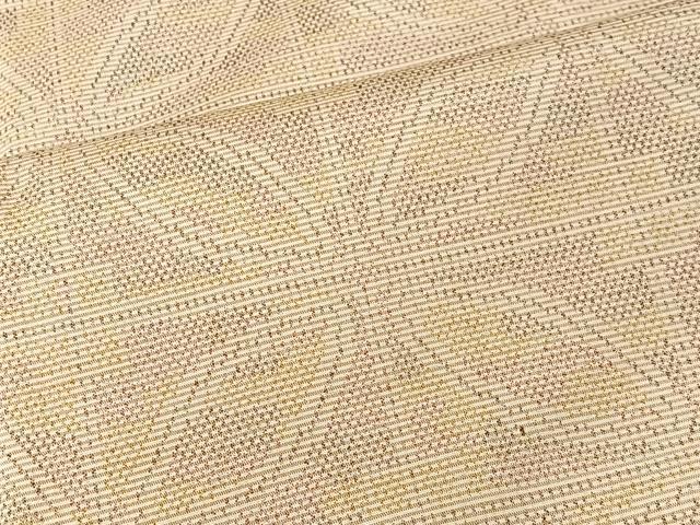 平和屋着物■上質な紬　七宝文　正絹　逸品　CABK0232ua