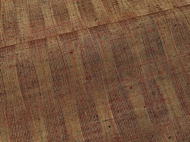 平和屋着物■上質な紬　間道　正絹　逸品　CABK0233ua