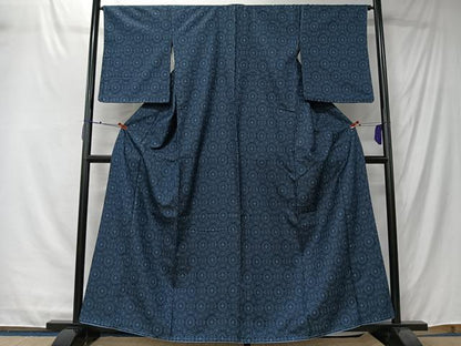 平和屋着物■上質な紬　正倉院花文　正絹　逸品　未使用　CABK0237ua