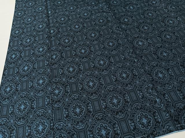 平和屋着物■上質な紬　正倉院花文　正絹　逸品　未使用　CABK0237ua
