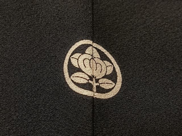 平和屋着物■豪華黒留袖　刺繍　飛鶴松文　暈し染め　金彩　正絹　逸品　CABK0272ua