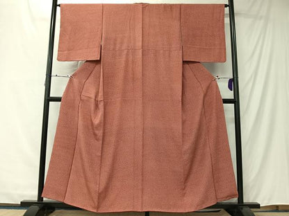 平和屋着物■小紋師　奥田長平　江戸小紋　寿　正絹　逸品　CABK0276ua