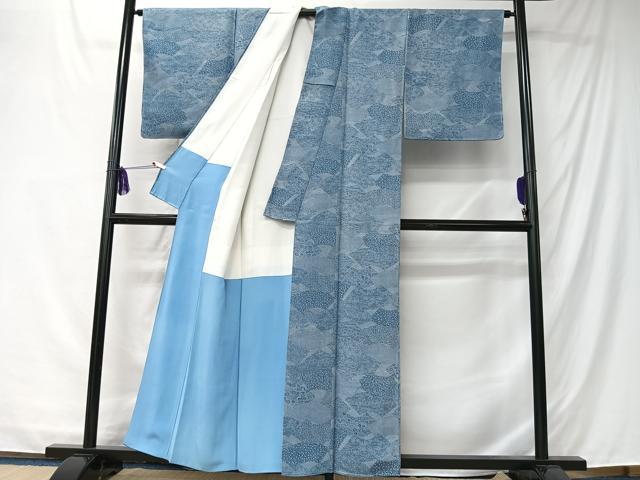 平和屋着物■江戸小紋　地紙吉祥文　正絹　逸品　未使用　CABK0285ua