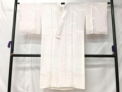 平和屋着物■長襦袢　袷　雪芝地紋　暈し染め　正絹　逸品　CABK0290ua