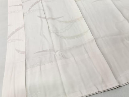 平和屋着物■長襦袢　袷　雪芝地紋　暈し染め　正絹　逸品　CABK0290ua