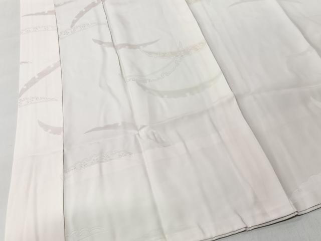 平和屋着物■長襦袢　袷　雪芝地紋　暈し染め　正絹　逸品　CABK0290ua