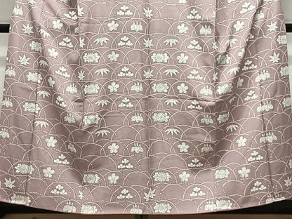 平和屋着物■訪問着　花青海波　正絹　逸品　CABK0297ua