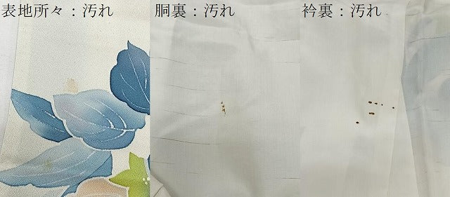 平和屋着物■上質な小紋　草花文　暈し染め　正絹　逸品　CABK0307ua