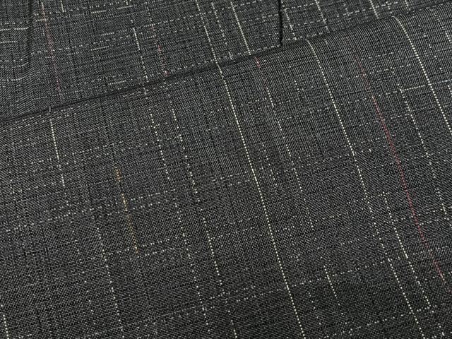 平和屋着物■本場縞大島紬　格子　正絹　逸品　CABK0315ua
