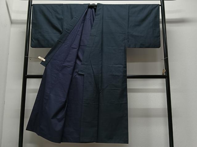 平和屋着物■男性　紬　100亀甲　総詰め　正絹　逸品　CABK0316ua