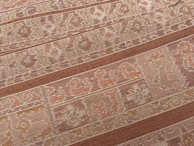 平和屋着物■上質な紬　壁画文様　正絹　逸品　CABK0325ua