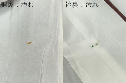 平和屋着物■上質な紬　間道　正絹　逸品　CABK0328ua