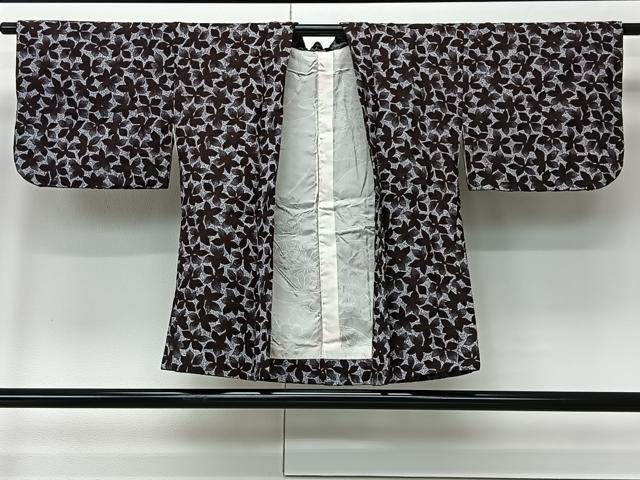 平和屋着物＃羽織 葉尽くし 正絹 逸品 CABK0348ua