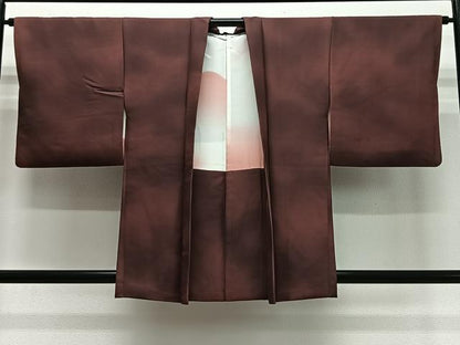 平和屋着物＃羽織 霞文 暈し染め 正絹 逸品 CABK0361ua
