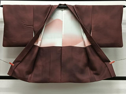 平和屋着物＃羽織 霞文 暈し染め 正絹 逸品 CABK0361ua