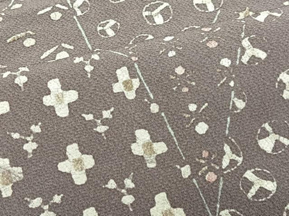 平和屋着物＃羽織 ろうけつ染め 幾何学花文 正絹 逸品 未使用 CABK0387ua