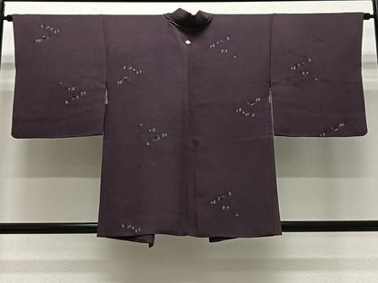 平和屋着物＃羽織　寿光織　大名行列　金糸　正絹　逸品　CABK0395ua
