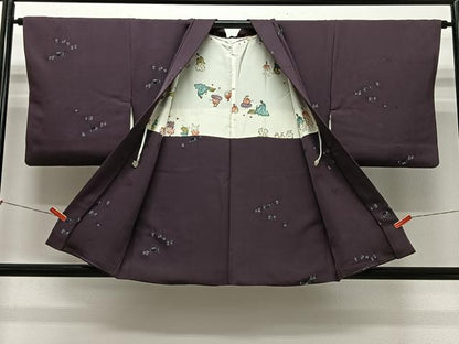 平和屋着物＃羽織　寿光織　大名行列　金糸　正絹　逸品　CABK0395ua
