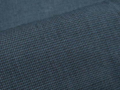 平和屋着物＊夏物　男性　小紋　紗　格子文　綿麻　逸品　CABK0401th
