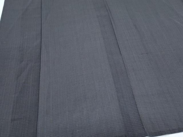 平和屋着物＊夏物　男性　紗紬　格子文　正絹　逸品　CABK0402th
