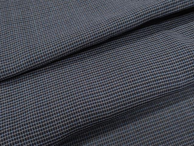 平和屋着物＊夏物　男性　紗紬　格子文　正絹　逸品　CABK0402th