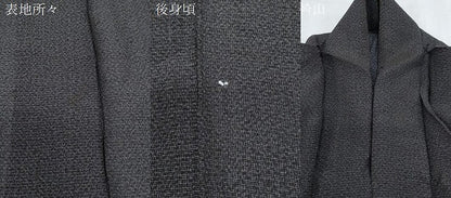 平和屋着物＊夏物　男性　紗紬　霞文　正絹　逸品　CABK0405th