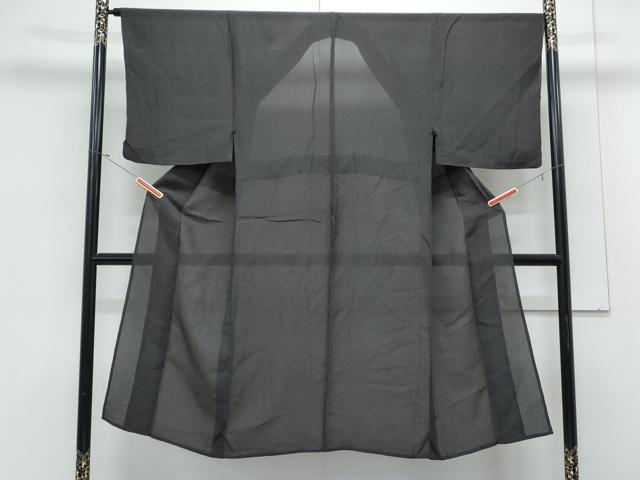 平和屋着物＊夏物　男性　紗紬　霞文　正絹　逸品　CABK0405th