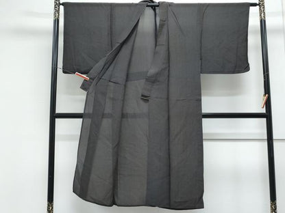 平和屋着物＊夏物　男性　紗紬　霞文　正絹　逸品　CABK0405th