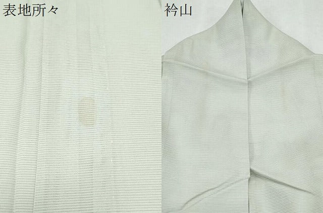 平和屋着物＊夏物　訪問着　絽　御所車文　暈し染め　金銀彩　正絹　逸品　CABK0414th