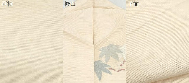 平和屋着物＊夏物　訪問着　絽　枝葉文　銀彩　正絹　逸品　CABK0416th