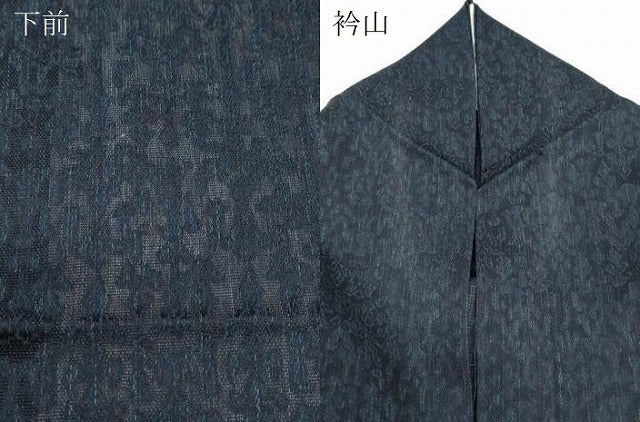平和屋着物＊夏物　小紋　吉祥紋紗　正絹　逸品　CABK0435th