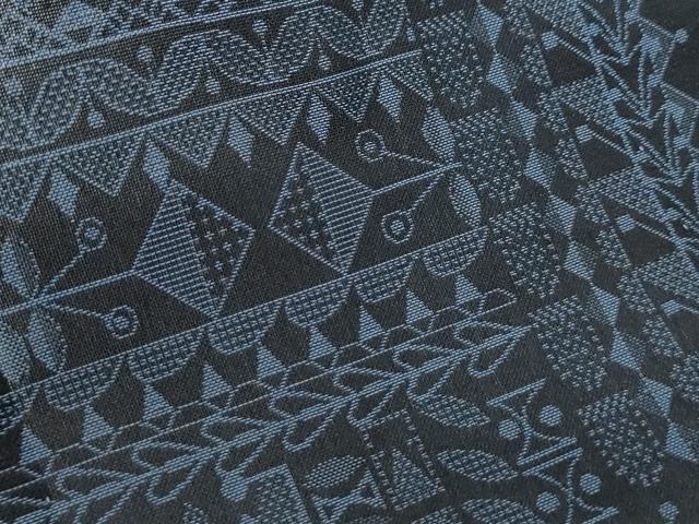 平和屋着物＊夏物　お召　風通紗　吉祥花文　正絹　逸品　CABK0437th