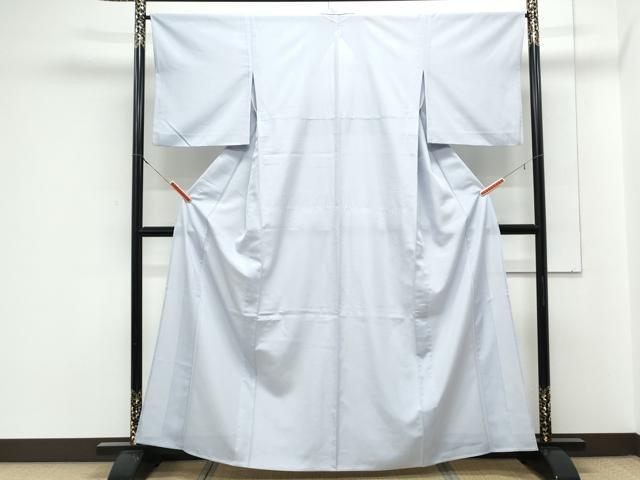 平和屋着物＊夏物　色無地　絽　卯の花色　洗える着物　CABK0448th