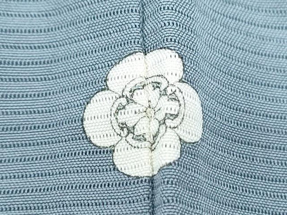 平和屋着物＊夏物　色無地　絽　鼠色　正絹　逸品　CABK0453th