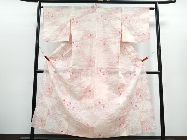 平和屋着物＊夏物　小紋　芝草文　CABK0464th