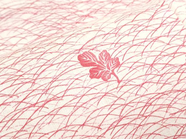 平和屋着物＊夏物　小紋　芝草文　CABK0464th