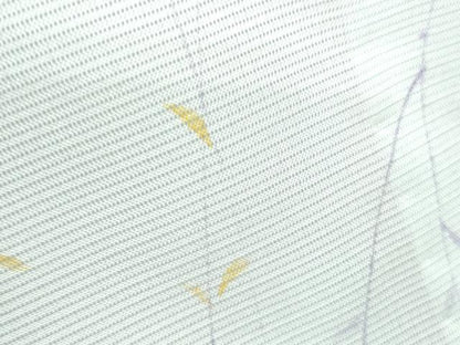 平和屋着物＊夏物　小紋　絽　枝垂れ柳　暈し染め　洗える着物　CABK0467th