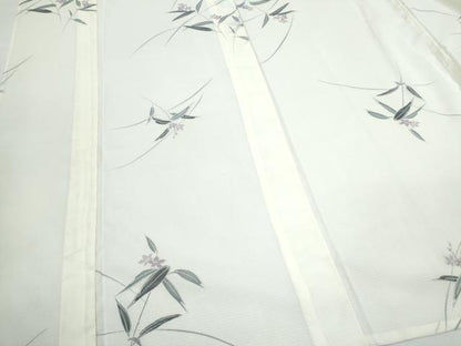 平和屋着物＊夏物　小紋　絽　草花文　洗える着物　CABK0480th