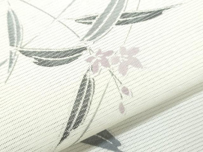平和屋着物＊夏物　小紋　絽　草花文　洗える着物　CABK0480th