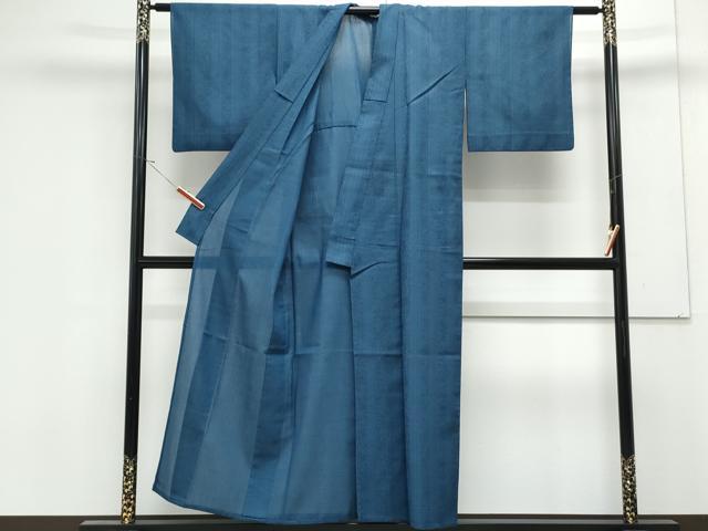 平和屋着物＊夏物　小紋　紗　花間道　CABK0490th